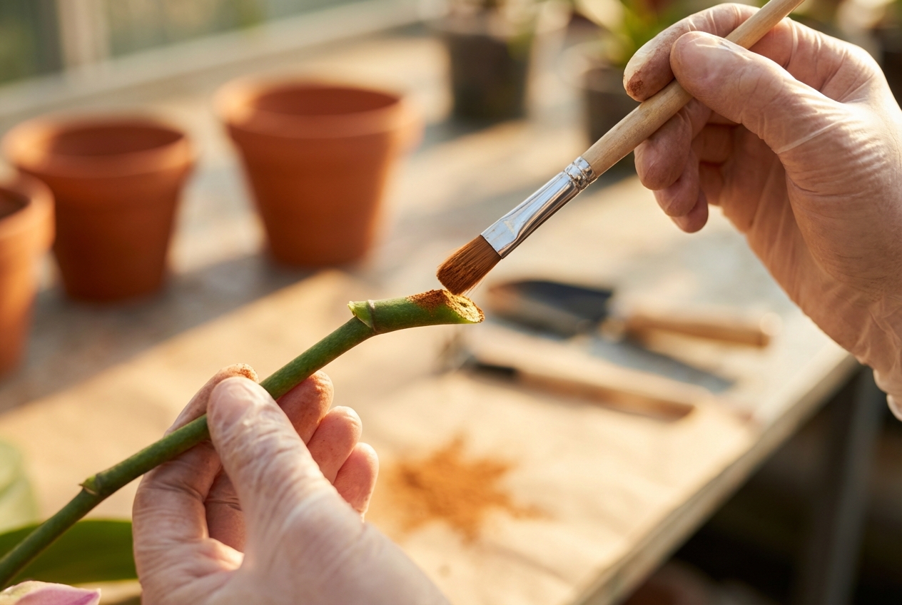 Canela em Pó: Proteja suas Orquídeas Após a Poda Já!