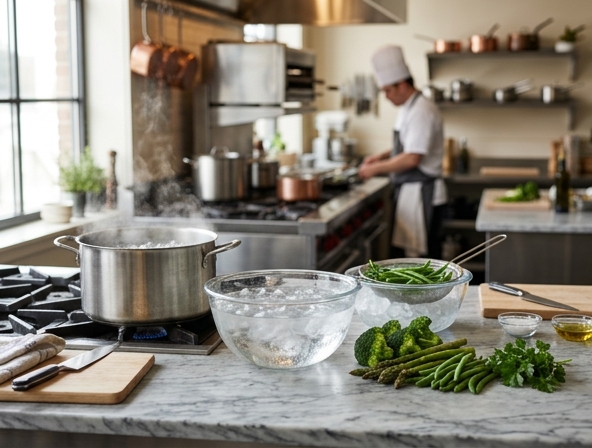 Branqueamento de Vegetais: Cor e Sabor Vibrantes Já!