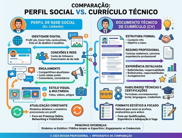 LinkedIn vs Currículo: Domine a Estratégia Dupla Já!