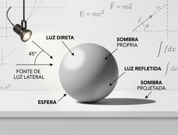 Luz e Sombra: Domine o Volume com Grafite Já!