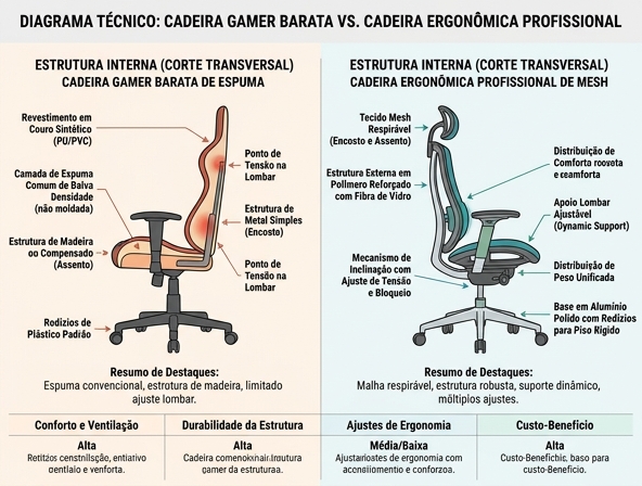 Cadeira Ergonômica: Decifre a Verdade e Evite Erros Já!