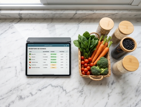 Inventário de Despensa: Elimine Compras Duplicadas Já!