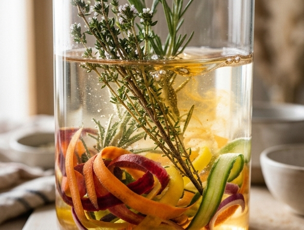 Sopa Nutritiva: Domine o Sabor das Cascas e Talos Agora!