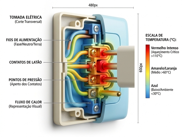 Tomada Quente: Identifique o Risco e Evite Incêndios Já!