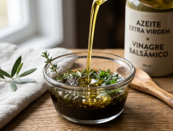 Vinagrete Perfeito: Domine o Equilíbrio e Eleve sua Salada Já!