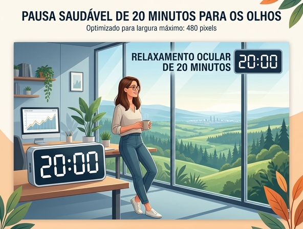 Regra 20-20-20: Acabe com a Fadiga Ocular Digital Já!