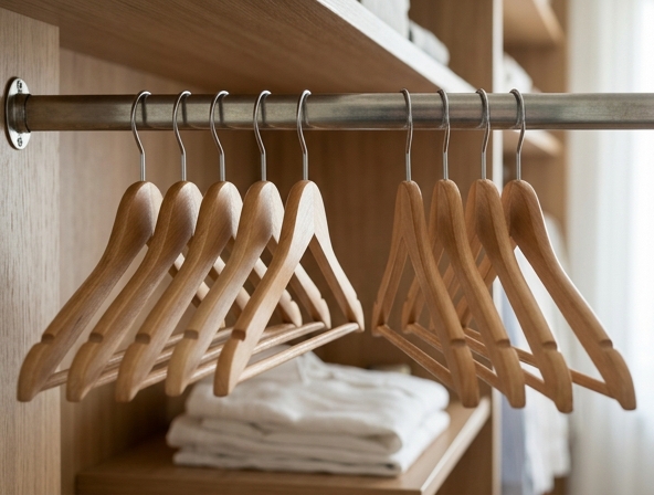 Teste do Cabide Virado: Simplifique Seu Guarda-Roupa Já!